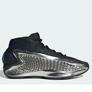 Adidas AE 1 Anthony Edwards Silver Metallic Basketball Shoes